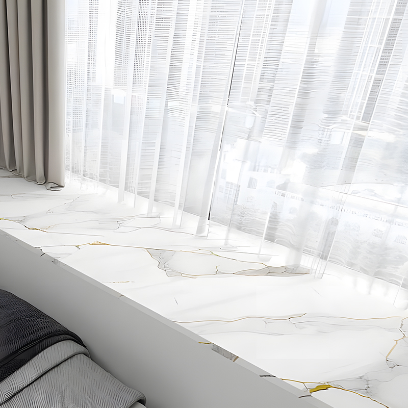 Golden Jade Texture Bay Window Film de transfer PET