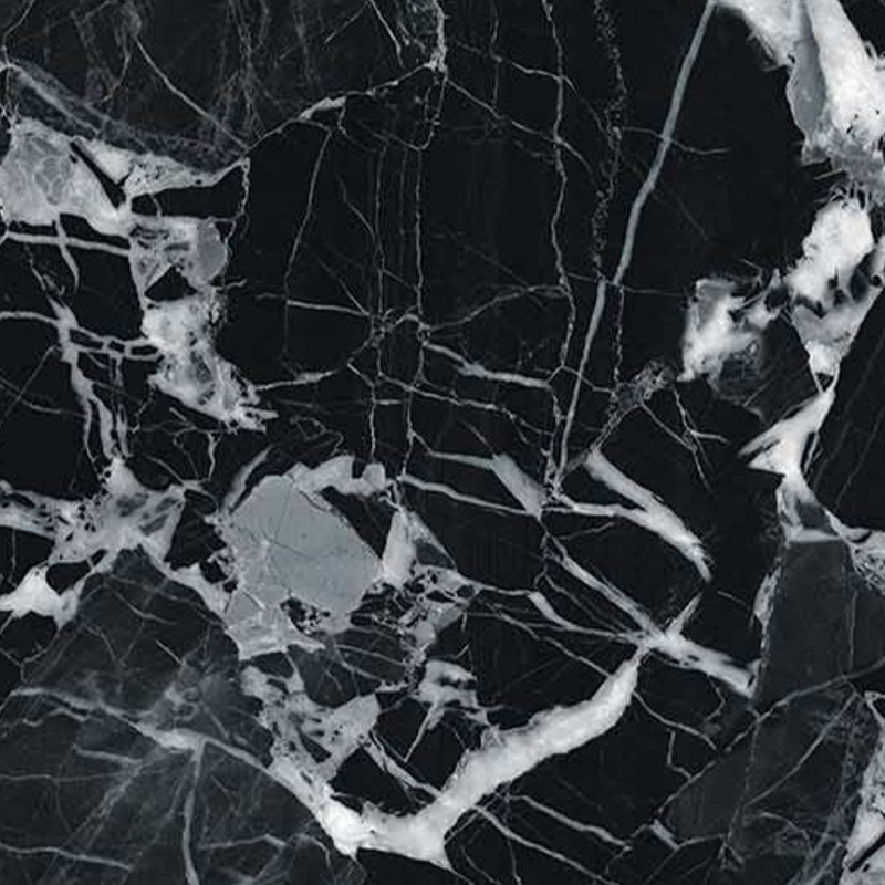 Obsidian Rock Pattern Cabinet Film de transfer 3D