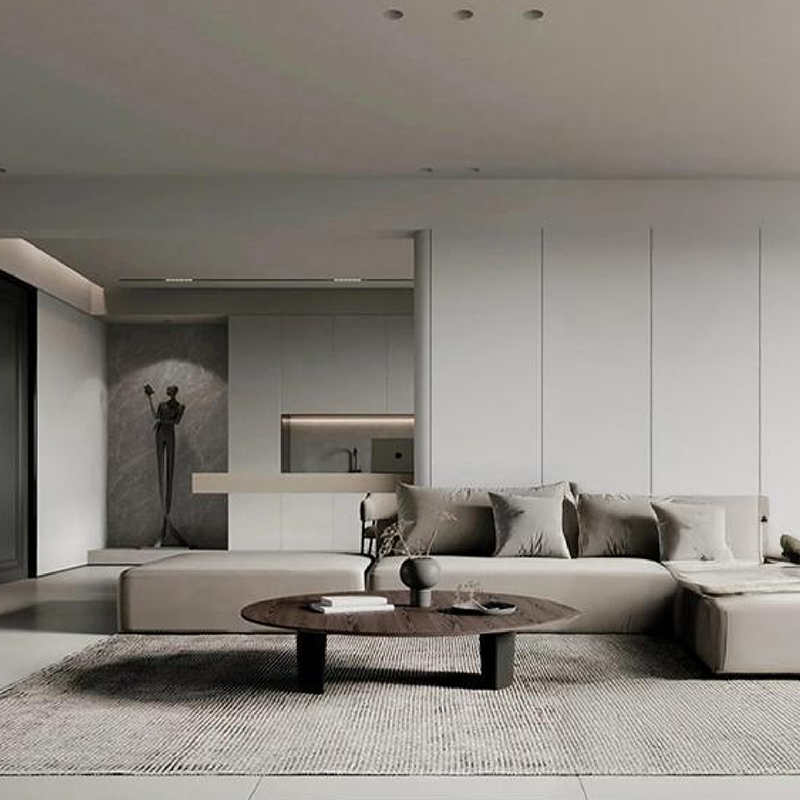 Morgan Gray Film decorativ de transfer termic pentru fundal TV rezistent la umiditate