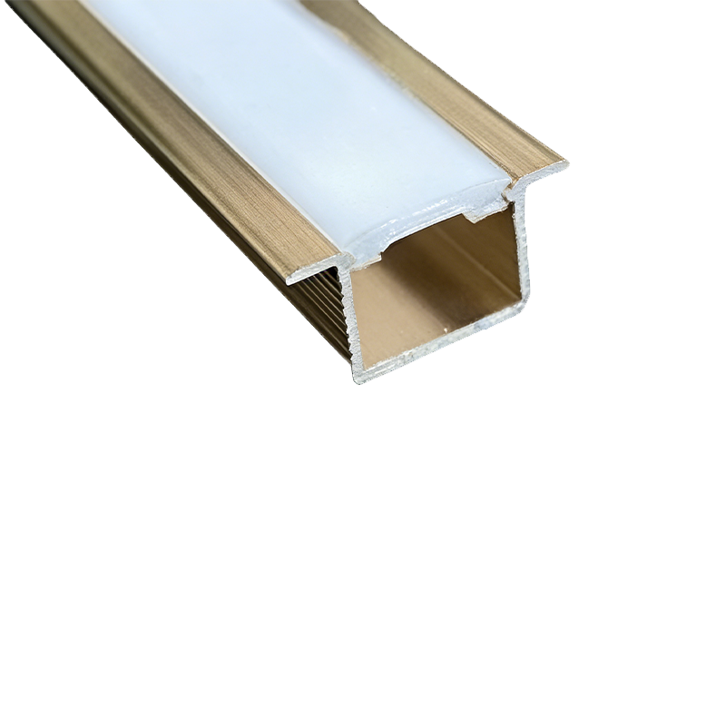 Linii de aluminiu X8 cu lumini pentru panou de furnir din lemn de 8 mm design iluminat