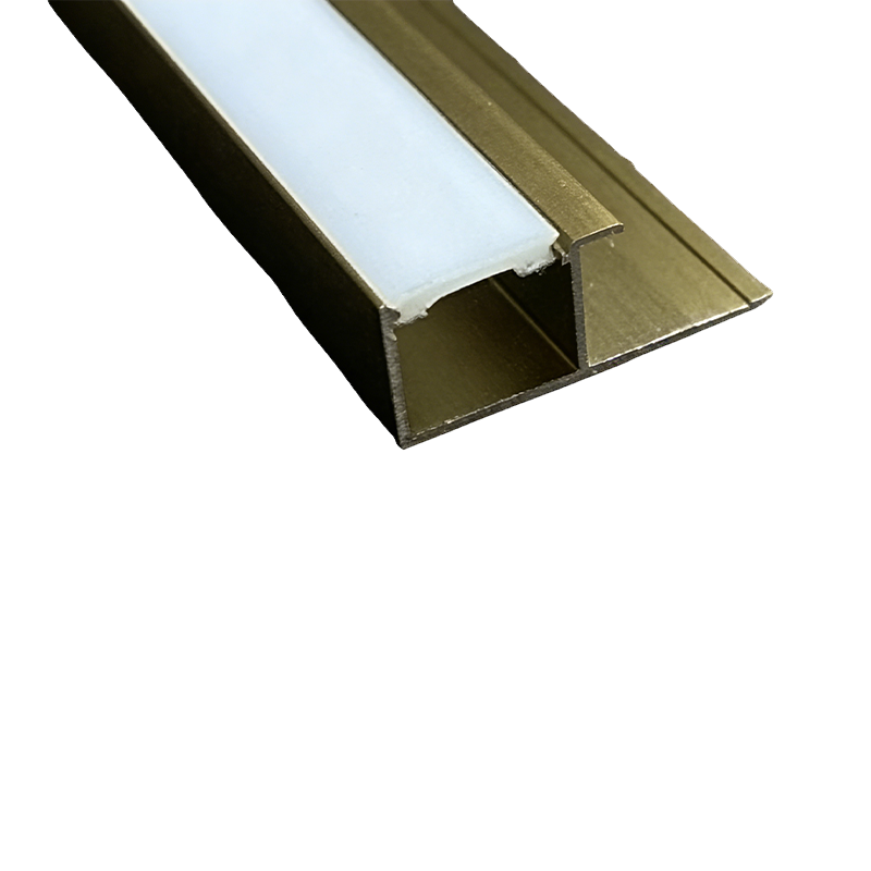 Linii din aluminiu cu LED-uri fără sudură, montate încadrat, pentru tâmplărie interioară modernă